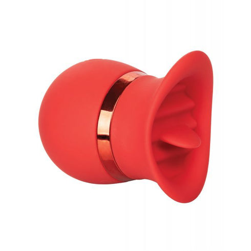 Cal Exotics French Kiss 2.75" Sweet Talker Clitoral Stimulator in Red