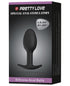 Pretty Love 3.34" Silicone Anal Plug w/Ball