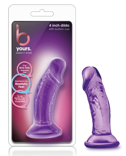 Blush B Yours Sweet n Small 4" Dildo w/ Suction Cup