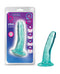 Blush B Yours Plus 5.5" Hard n' Happy Dildo - Teal