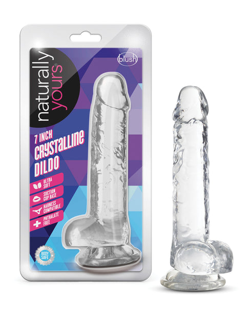 Blush Naturally Yours 7" Crystalline Dildo