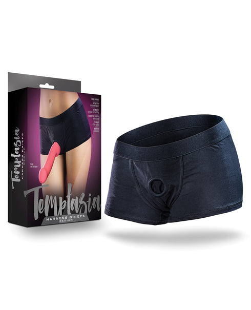 Blush Temptasia Harness Briefs Large