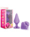 Blush Play With Me Naughty Candy Heart Do Me Now Plug - Purple