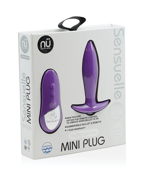 Nu Sensuelle Remote Control Rechargeable Mini Plug