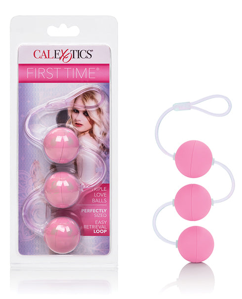 First Time Love Balls Triple Lover - Pink