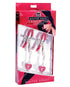 Master Series Charmed Heart Padlock Nipple Clamps