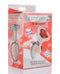 Booty Sparks Red Heart Gem Glass Anal Plug