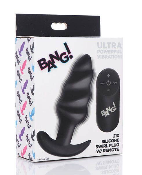Bang! Vibrating Butt Plug w/Remote Control