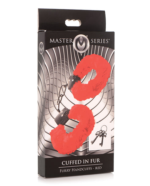 Master Series Cuffed in Fur Furry Handcuffs