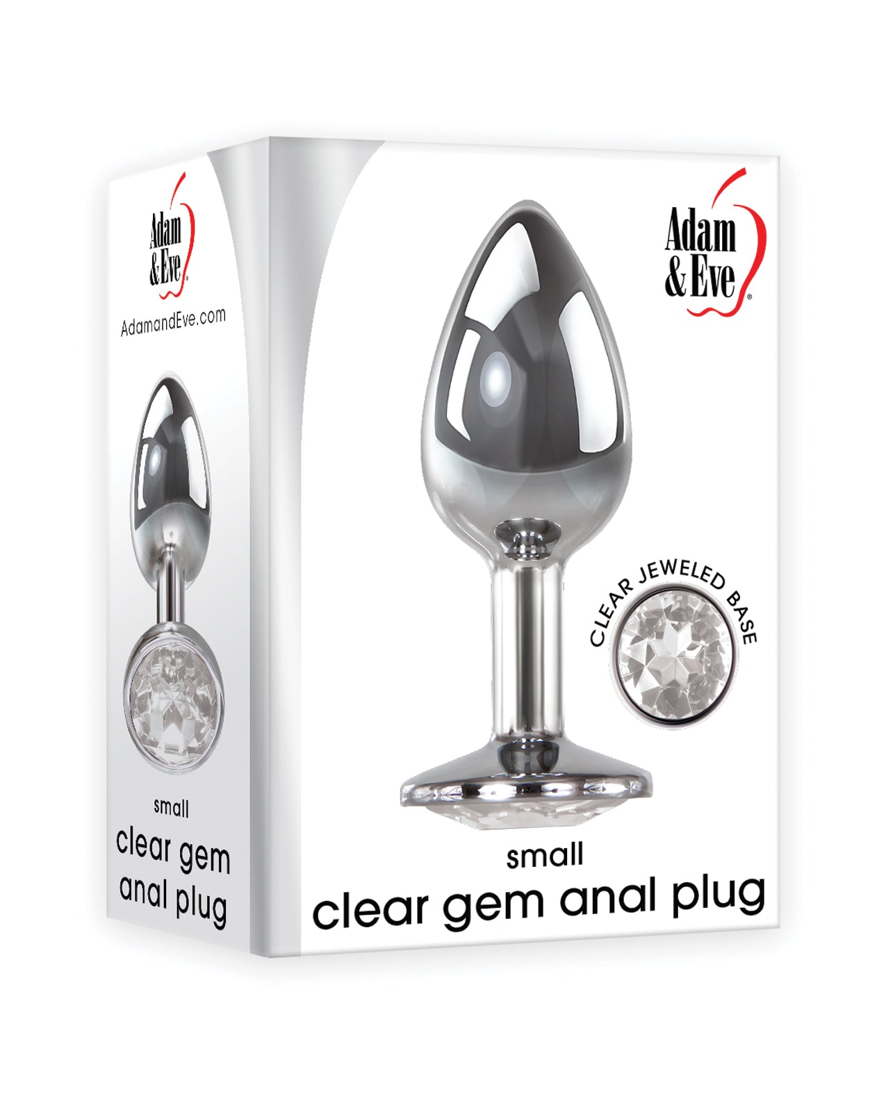Adam & Eve Clear Gem Anal Plug Small WorldVibes Adam & Eve Clear Gem Anal Plug Small WorldVibes